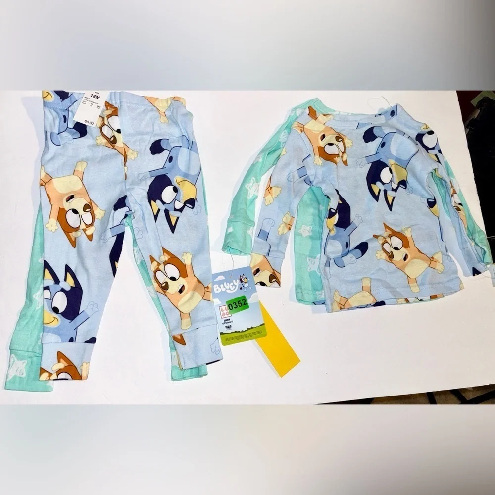🐶🆕🐶 Bluey Pajama Sets For Kids~ Size 18M, 2 Complete Sets
